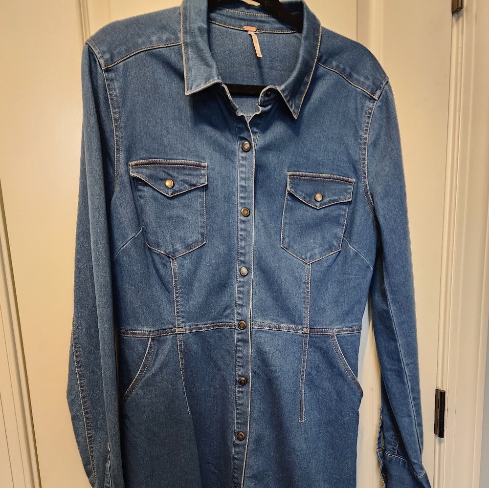 Free People Denim Dress
